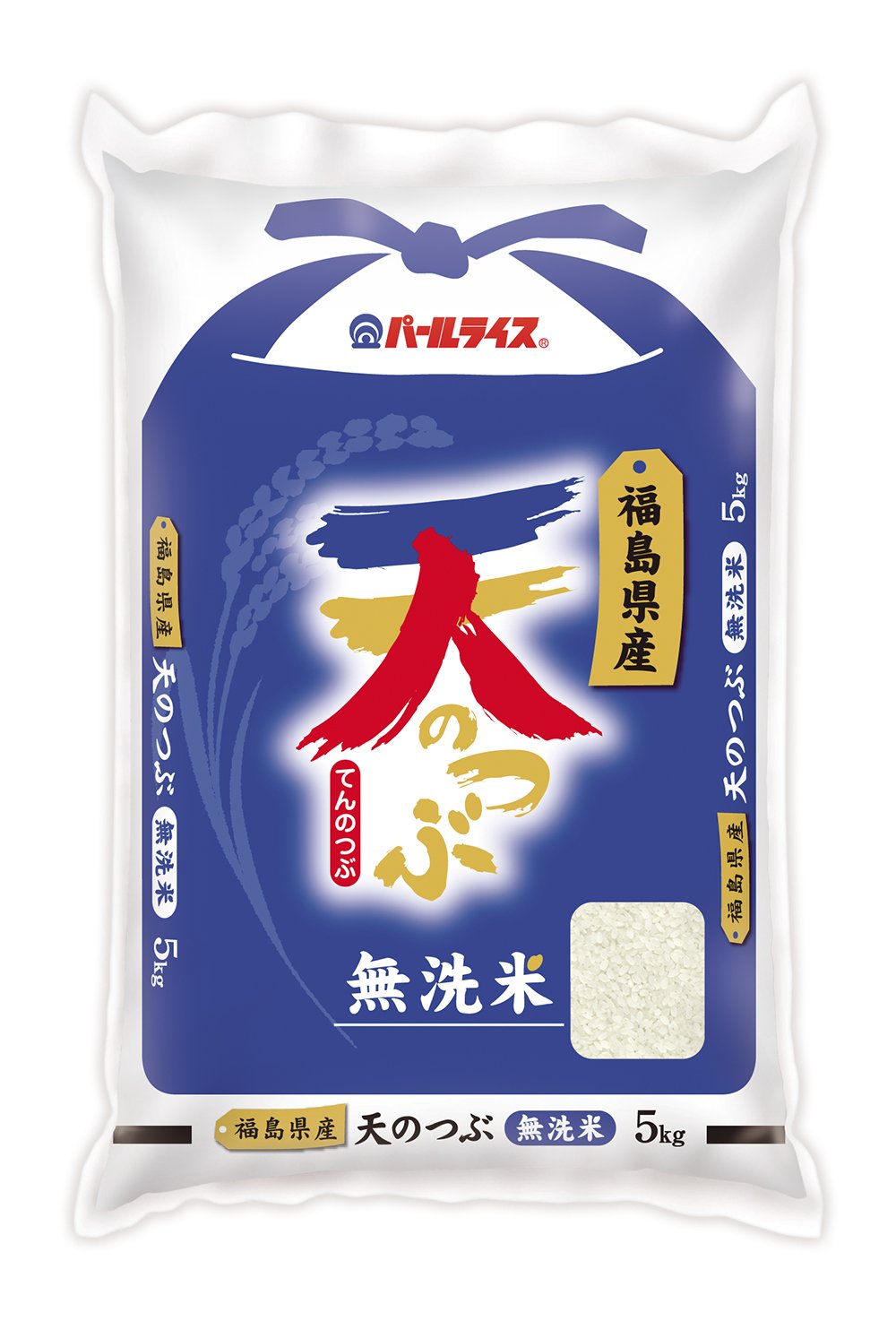 パールライス 令和6年産 福島県産 無洗米 天のつぶ 5kg 令和6年産 image 0